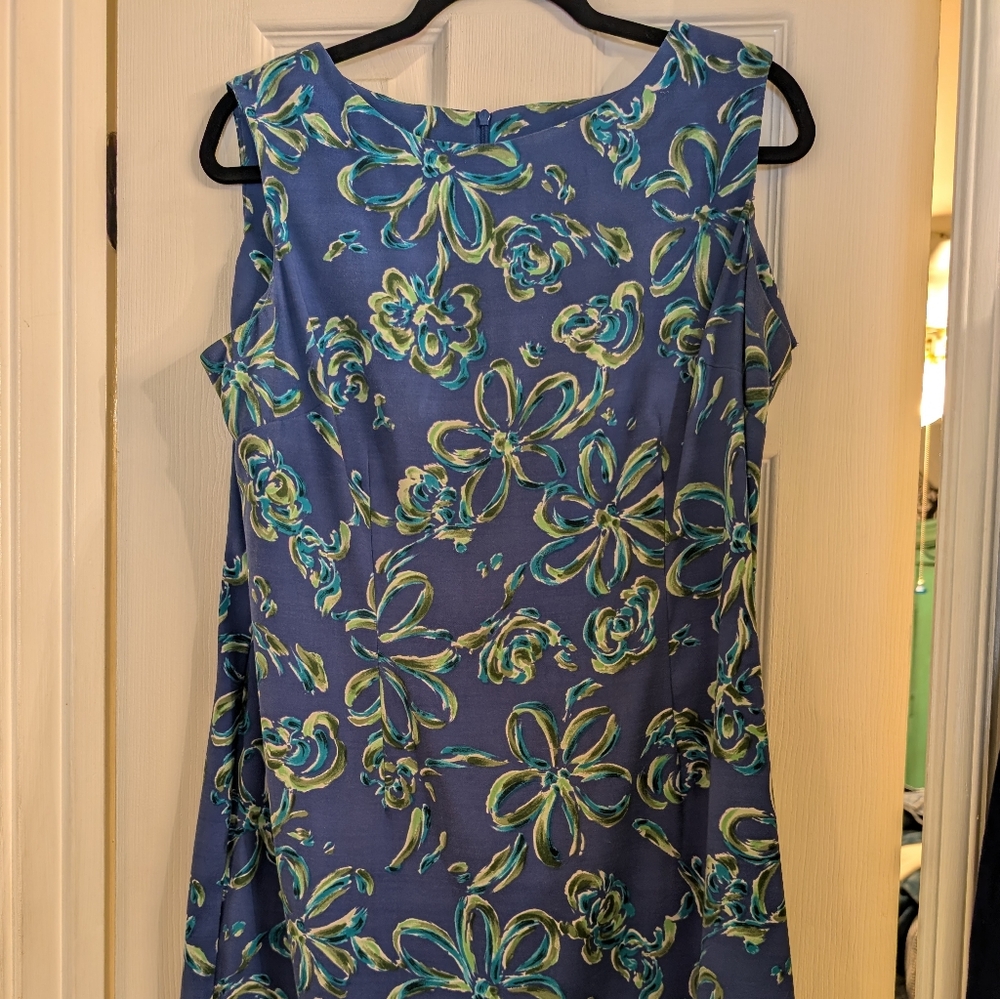 U2 Wear Me Out Blue Floral Dress